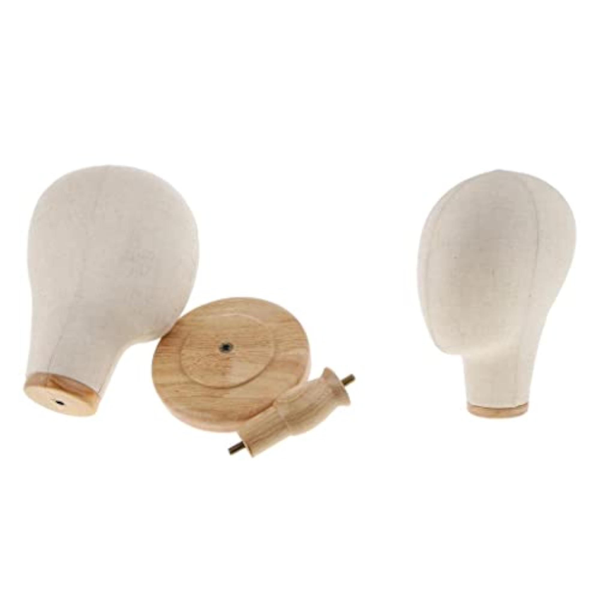 Canvas Block Mannequin Head Wig Hat Making Display Holder